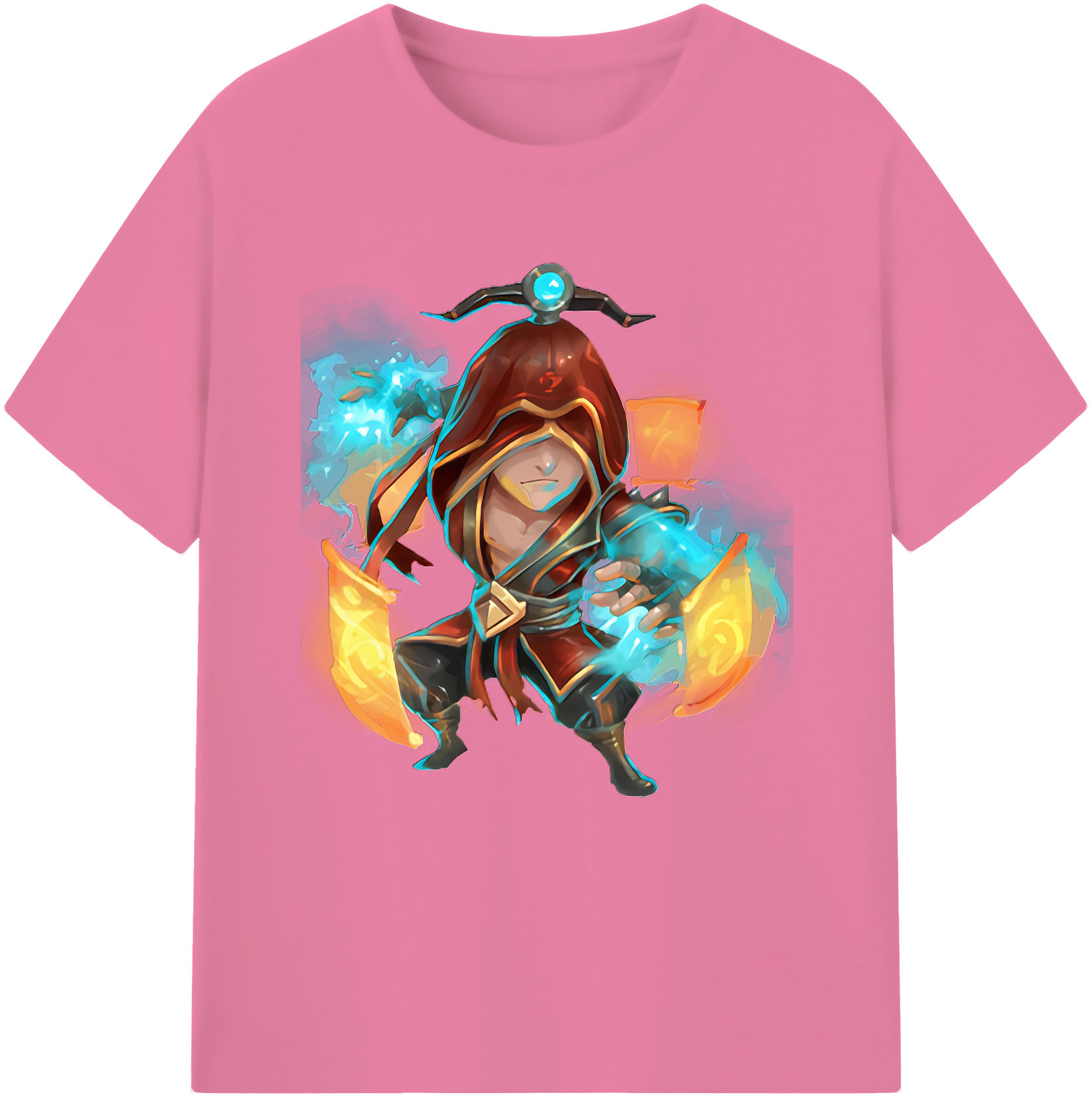 リーグ・オブ・レジェンド League of Legends LOL 綿100％半袖Tシャツ（フロントプリント）